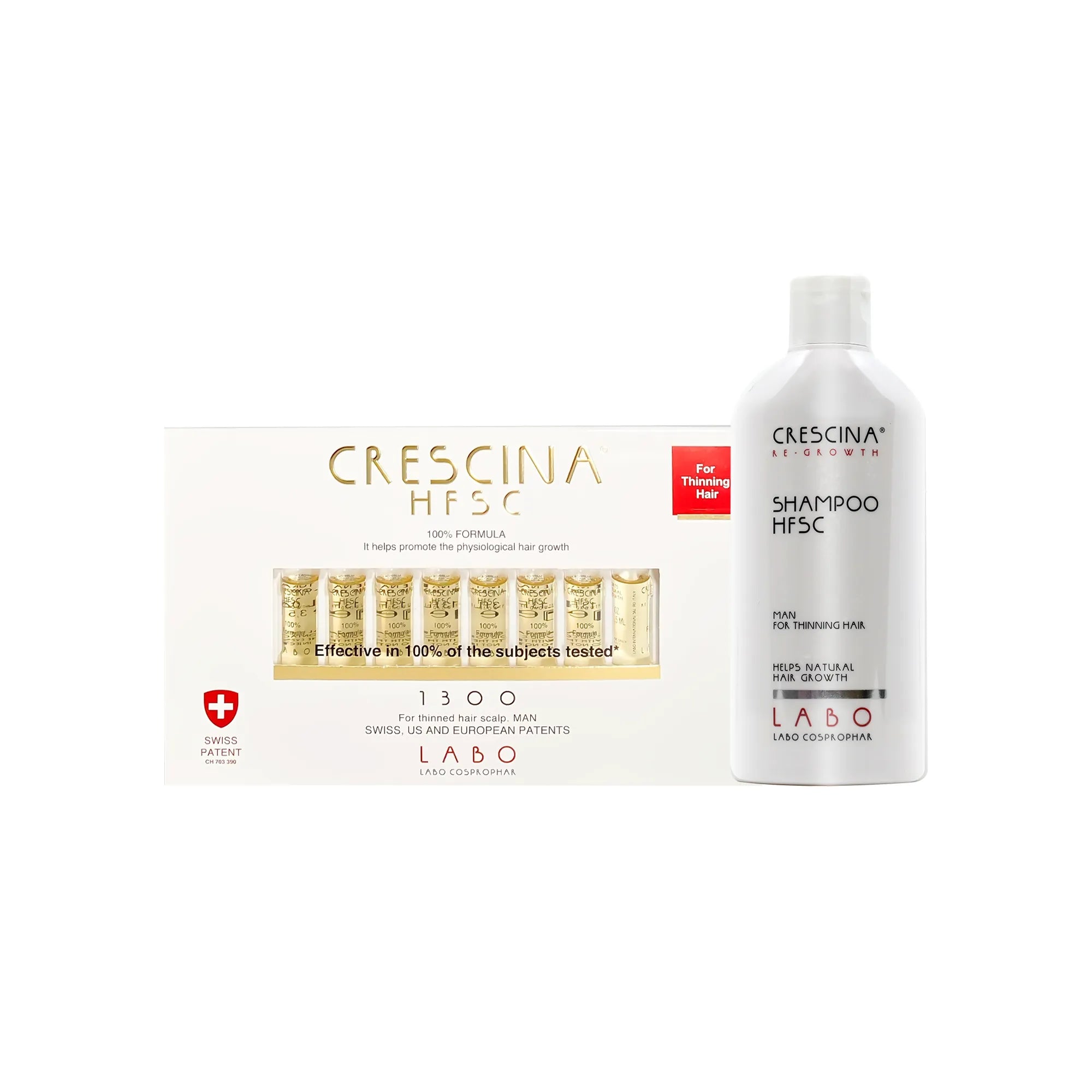 Crescina Hair Growth Man 1300 Package