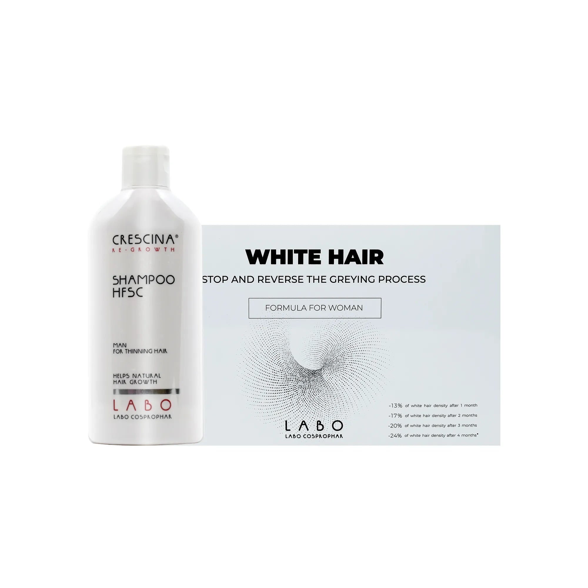 Crescina Woman Grey Hair Treatment Set