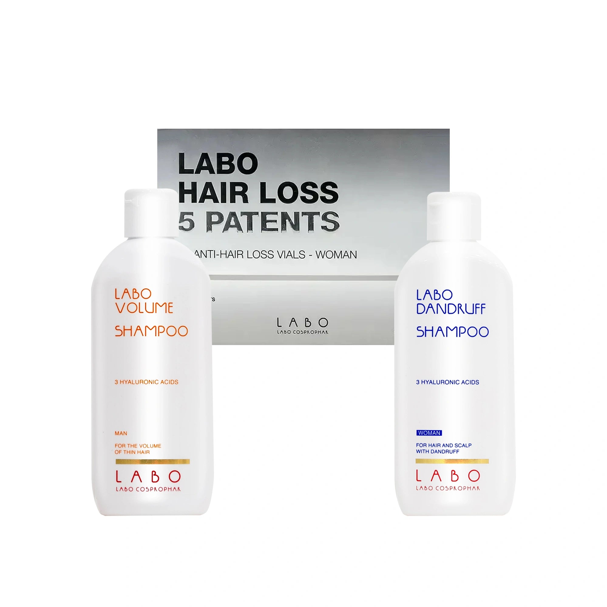 Labo Complete Hair Care Set for Women – Anti-Dandruff & Hair Loss Treatment