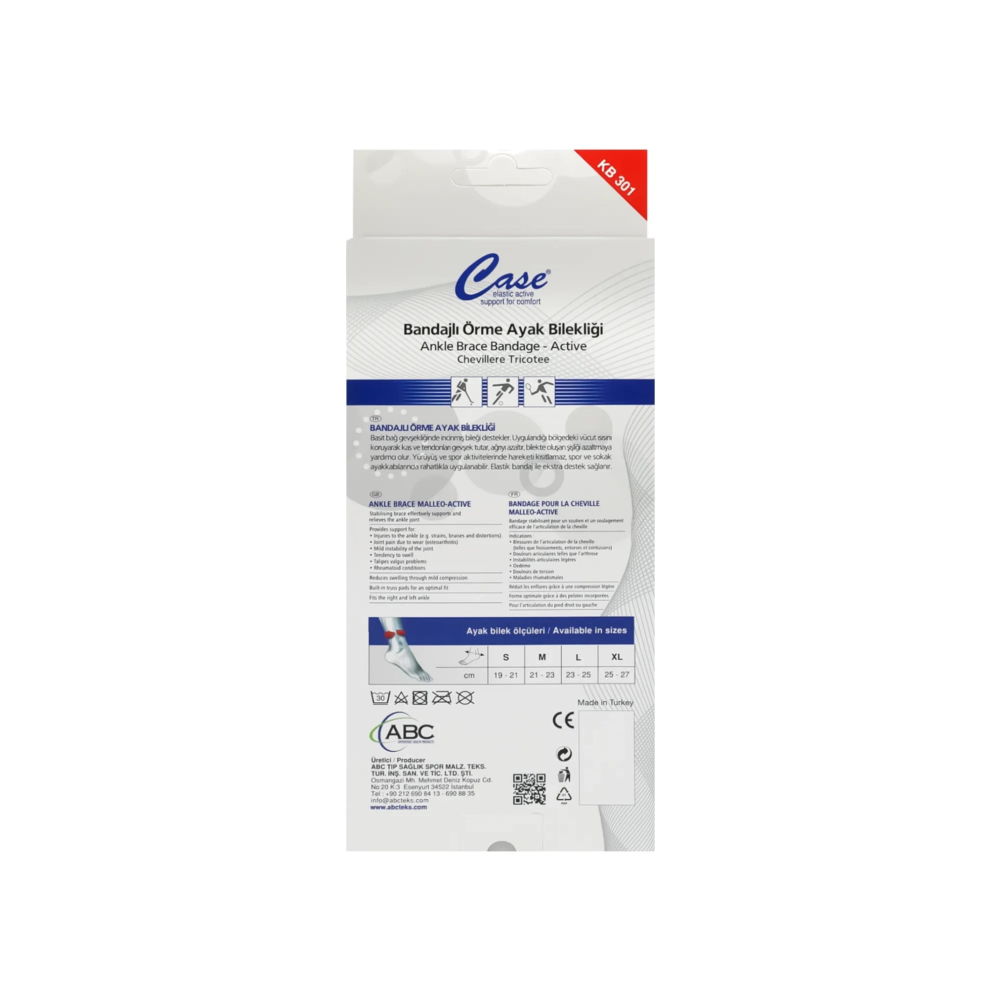 Case Ankle Brace Bandage Active  L