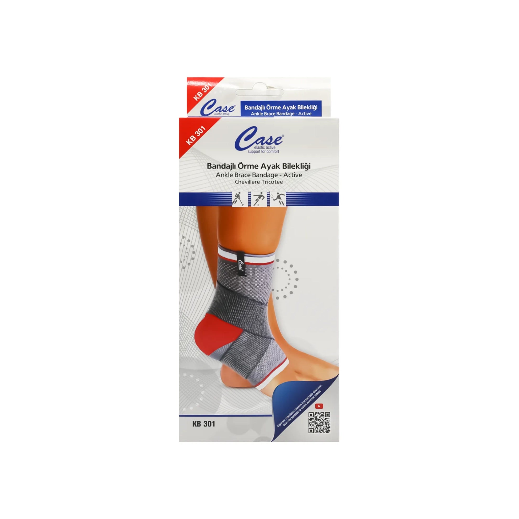 Case Ankle Brace Bandage Active  M