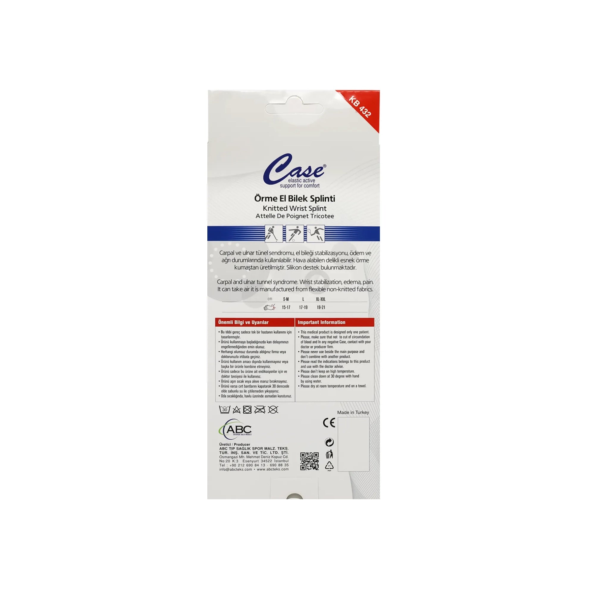 دعامة معصم مع قفاز اكس لارج - 2 اكس لارج يسار من كيس 