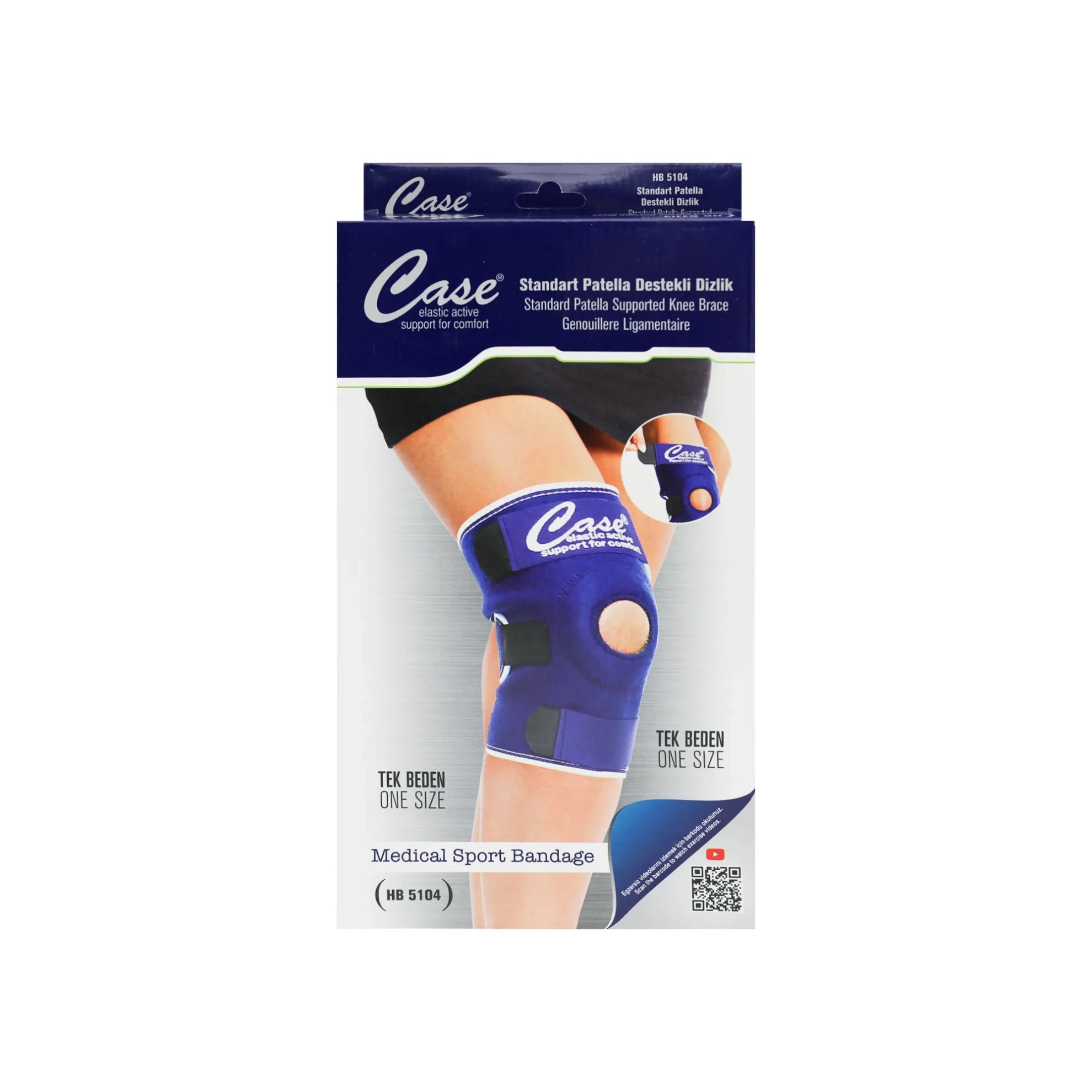 Case Patella Supported Knee Brace  One Size