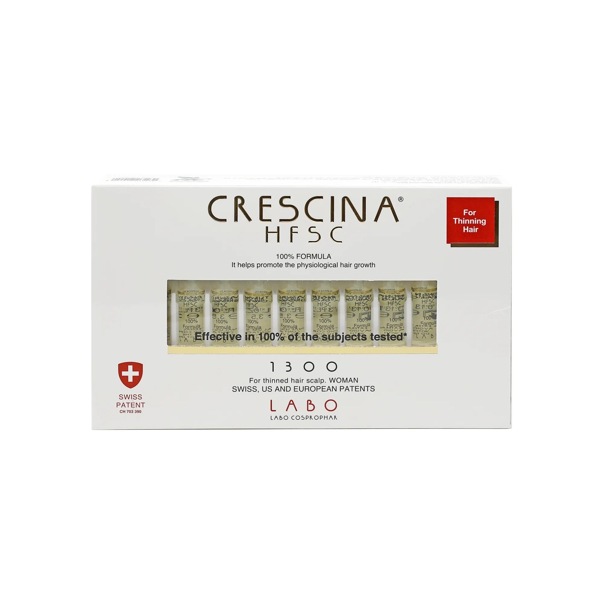 Crescina HFSC 100% 1300 Woman 10 FL