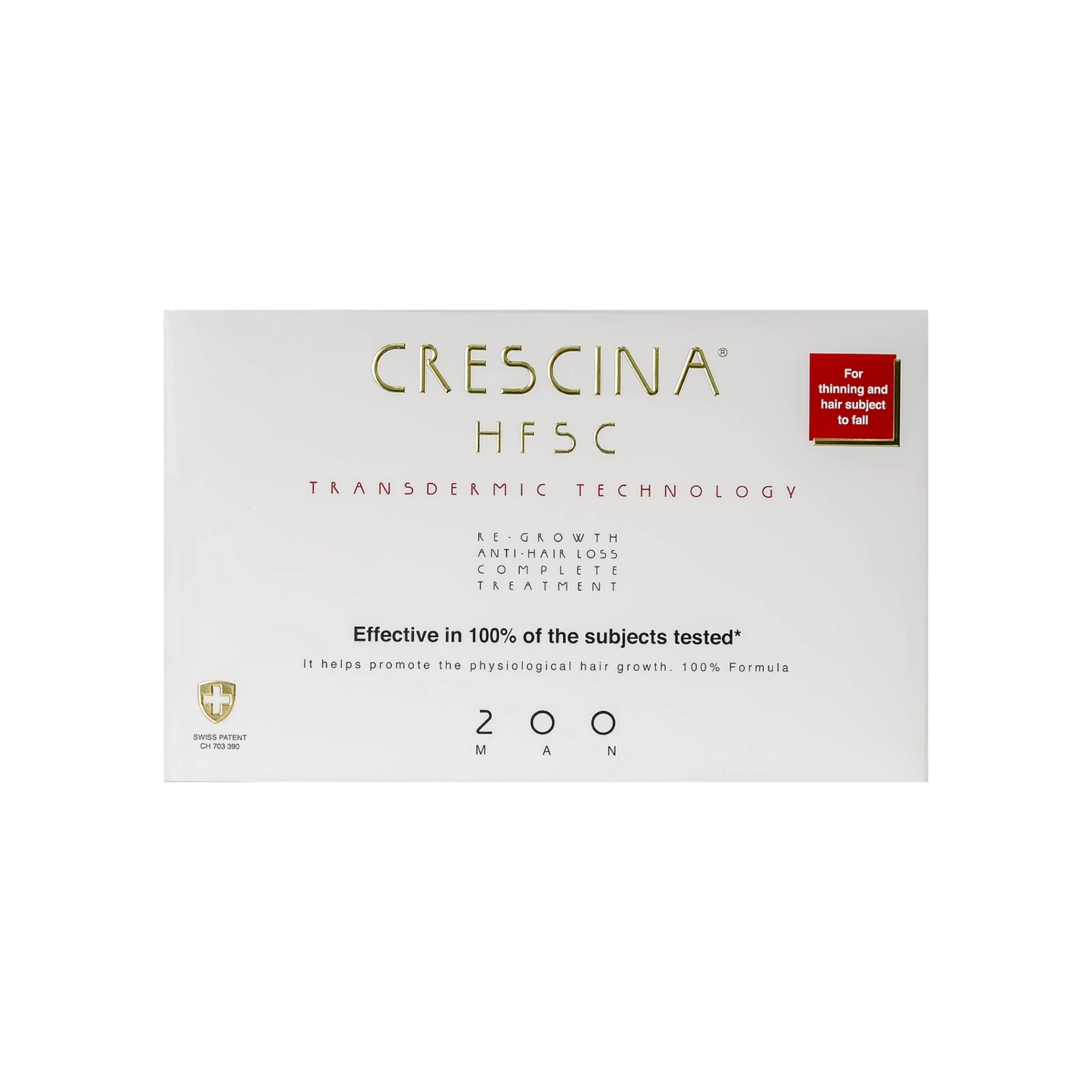 Crescina HFSC Transdermic Complete Treatment 200 Man 10+10 Vials