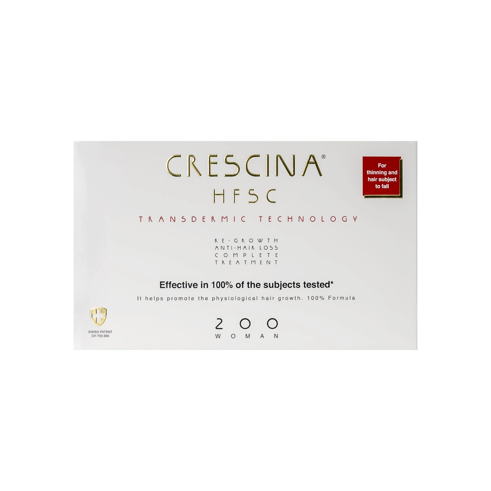 Crescina HFSC Transdermic Complete Treatment 200 Woman 10+10 Vials