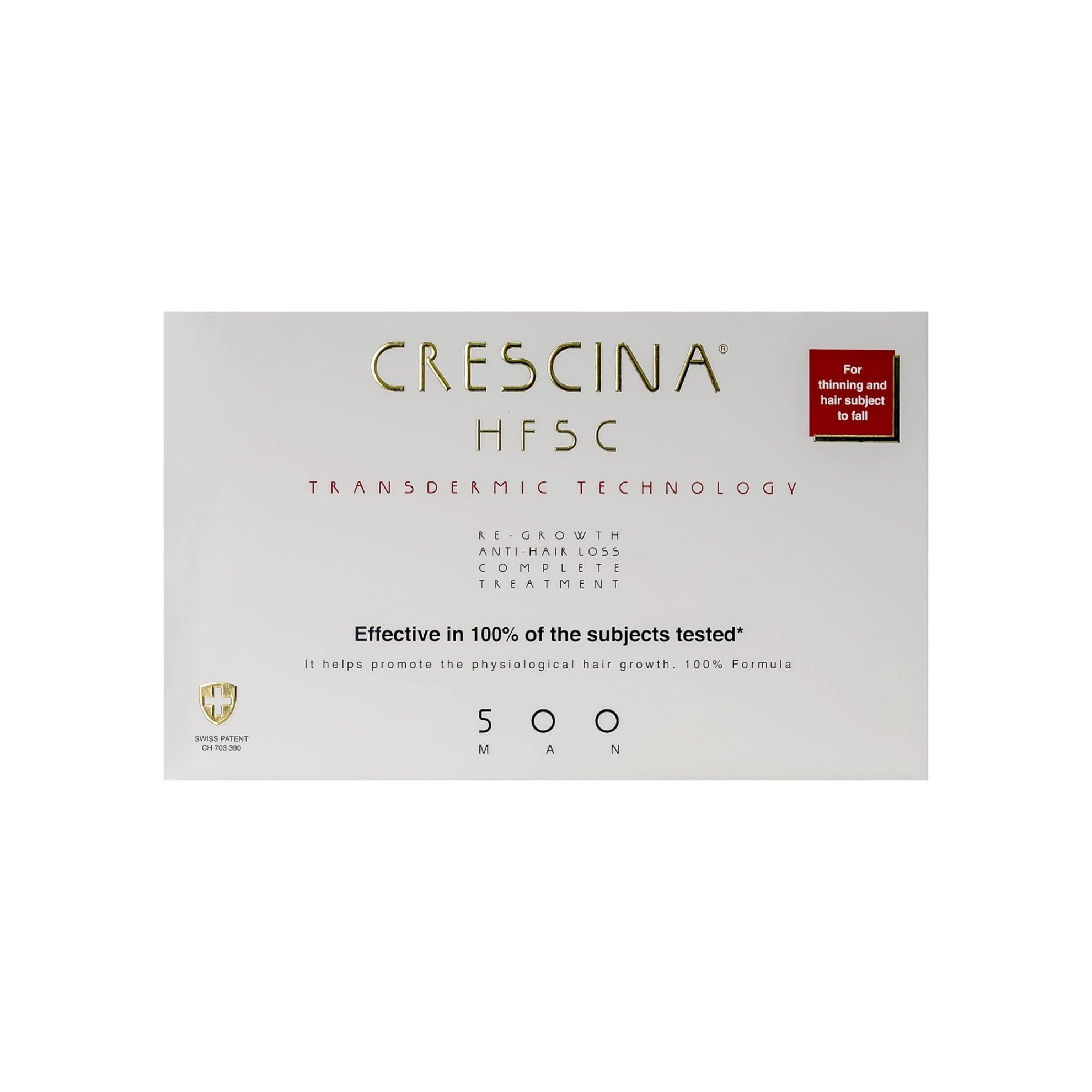 Crescina HFSC Transdermic Complete Treatment 500 Man 10+10 Vials