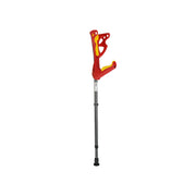 FDI Premium Elbow Crutch Red With Yellow Grip OP 04/06 1 Pc