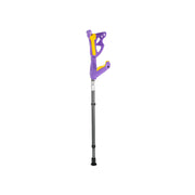 FDI Premium Elbow Crutch Violet With Yellow Grip OP 15/06 1 Pc