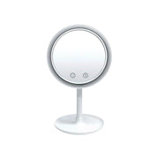 مرآة كهربائية بإضاءة ومروحة 