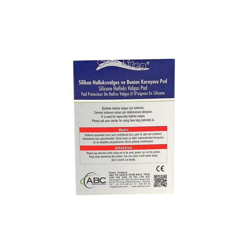 Case Silicone Halluks Valgus Pad SS 032 A