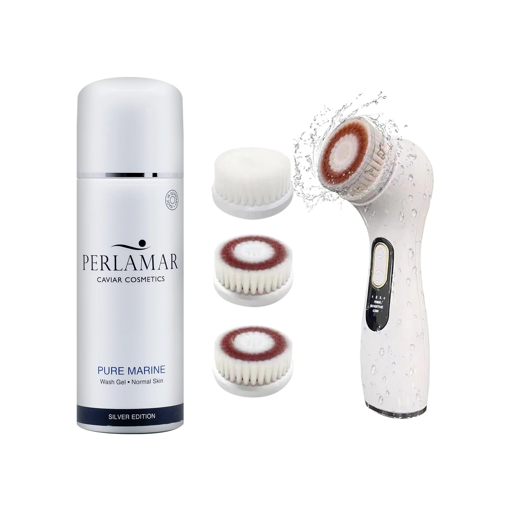 بيرلامار بيور مارين جل منظف للبشرة + فشرة منظيفة
