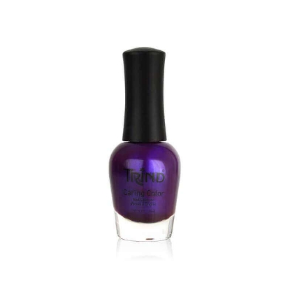 Trind Caring Color Metalic Dark Purple CC310 for beautiful nails 