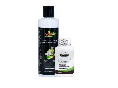 Garlex Olive Oil Shampoo 200ml +Pro Hair American Creation 60 Tab 