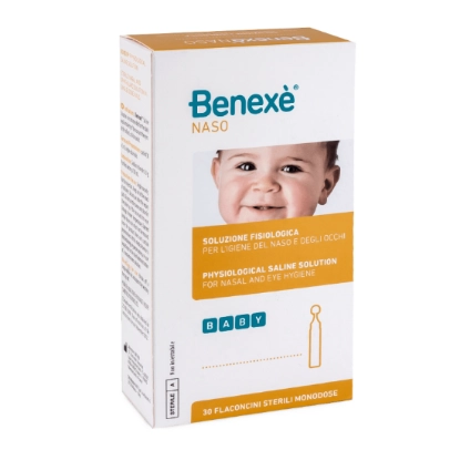 Benexe Saline Solution Monodose 30 Vials For Nasal And Eye Hygiene