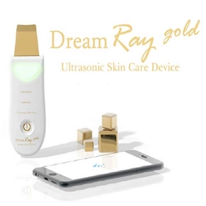 Derma Ray Gold Ultrasonic Skincare Device Enhances Cellular Renewal