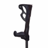 FDI Ergodynamic Elbow Crutch Black With Black Grip (M) EDM 02/02 1 Pc