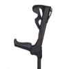 FDI Ergodynamic Elbow Crutch Black With Black Grip (L) EDL 02/02 1 Pc