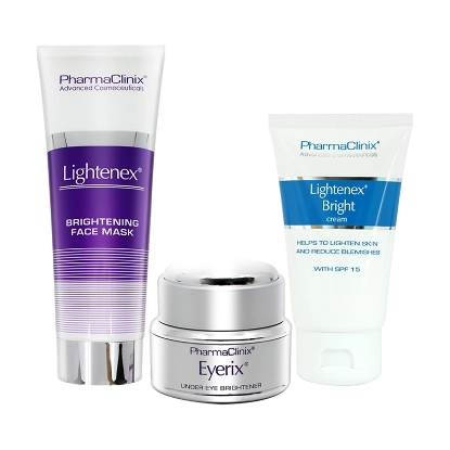 Offer Package Pharmaclinix Eyerix + Lightenex Mask + Lightenex Bright