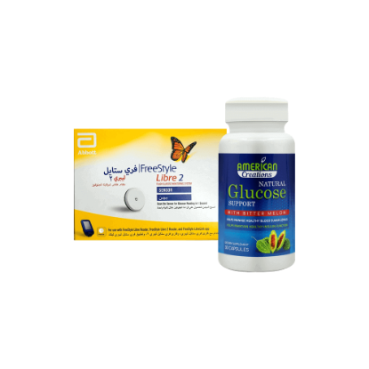 Offer Package Free Style Libre 2 Sensor + American Creations Glucose Support