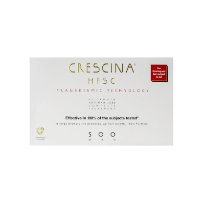 Crescina HFSC Transdermic Complete Treatment 500 Man 10+10 Vials 